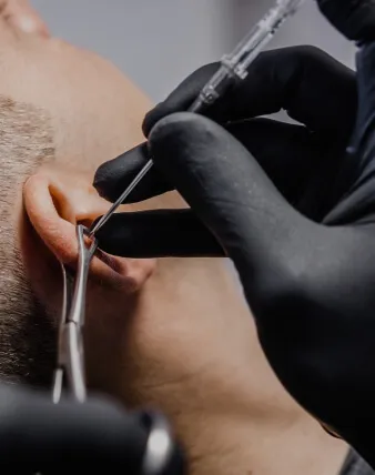 Piercing Nahaufnahme