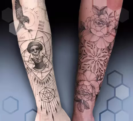 Graphic & Geometric Tattoo